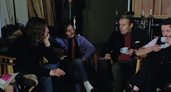 John Lennon, Ringo Starr, George Martin, Paul McCartney – Twickenham Film Studios, 14 January 1969