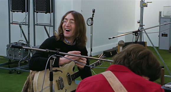 John Lennon, George Harrison – Apple Studios, 21 January 1969