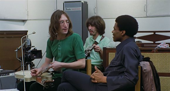 John Lennon, George Harrison, Billy Preston – Apple Studios, 22 January 1969