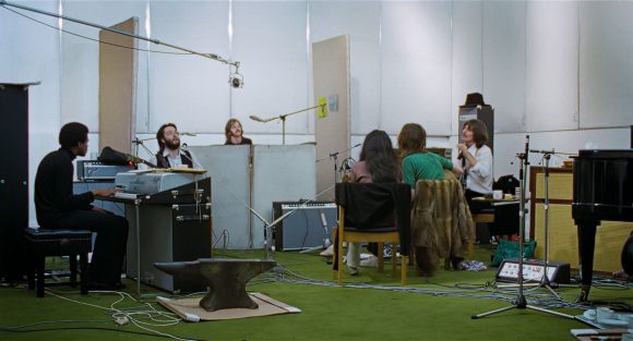 Billy Preston, Paul McCartney, Ringo Starr, Yoko Ono, John Lennon, George Harrison – Apple Studios, 23 January 1969