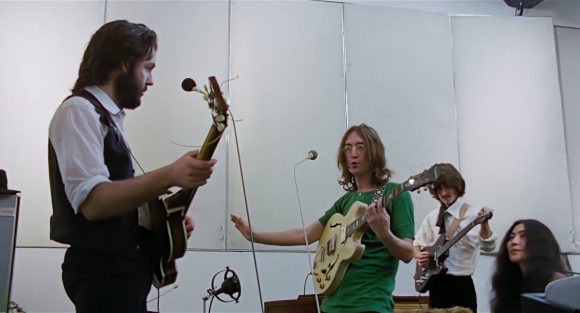 Paul McCartney, John Lennon, George Harrison, Yoko Ono – Apple Studios, 23 January 1969