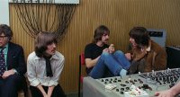 Denis O'Dell, George Harrison, Ringo Starr, Glyn Johns – Apple Studios, 23 January 1969