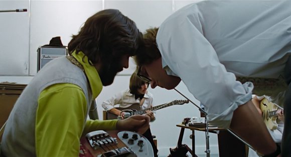 Paul McCartney, George Harrison, Mal Evans – Apple Studios, 24 January 1969