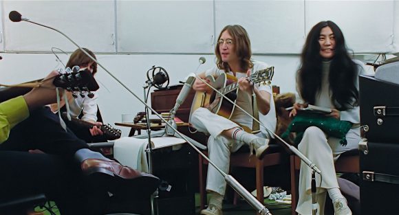 George Harrison, John Lennon, Yoko Ono – Apple Studios, 24 January 1969
