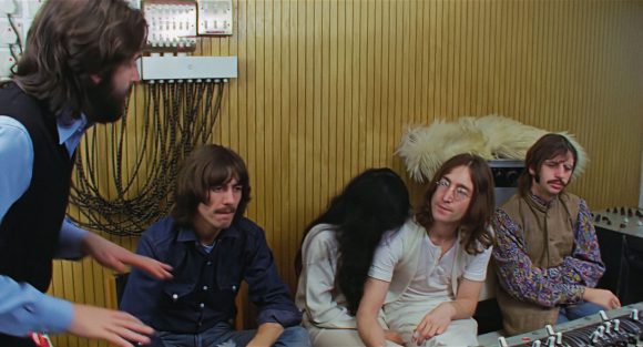 Paul McCartney, George Harrison, Yoko Ono, John Lennon, Ringo Starr – Apple Studios, 25 January 1969