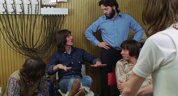 Ringo Starr, George Harrison, Paul McCartney, Glyn Johns, John Lennon – Apple Studios, 25 January 1969