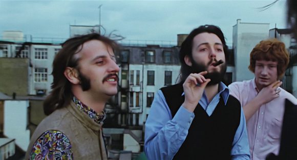 Ringo Starr, Paul McCartney, Kevin Harrington – Apple rooftop, 25 January 1969