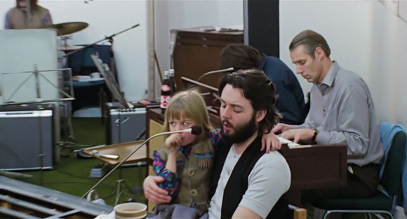 Ringo Starr, Heather Eastman, Paul McCartney, George Harrison, George Martin – Apple Studios, 26 January 1969