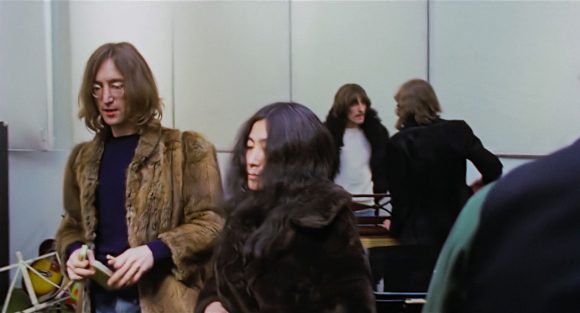 John Lennon, Yoko Ono, George Harrison, Ringo Starr – Apple Studios, 29 January 1969