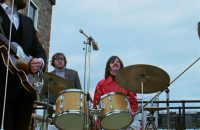 Paul McCartney, Mal Evans, Ringo Starr – Apple rooftop, 30 January 1969