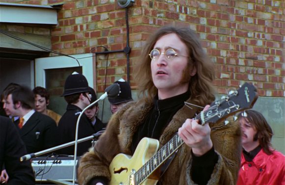 John Lennon, Ringo Starr – Apple rooftop, 30 January 1969