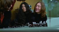 George Harrison, Yoko Ono, John Lennon – Apple Studios, 30 January 1969