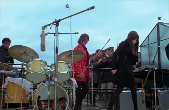 Billy Preston, Ringo Starr, Maureen Starkey – Apple rooftop, 30 January 1969