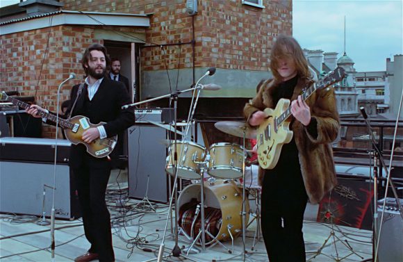 Paul McCartney, John Lennon – Apple rooftop, 30 January 1969