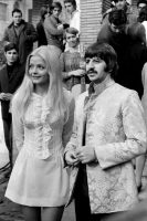 Ringo Starr and Ewa Aulin at the Candy premiere, London, 20 February 1969