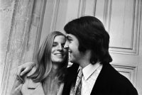 Paul and Linda McCartney on their wedding day, 12 March 1969