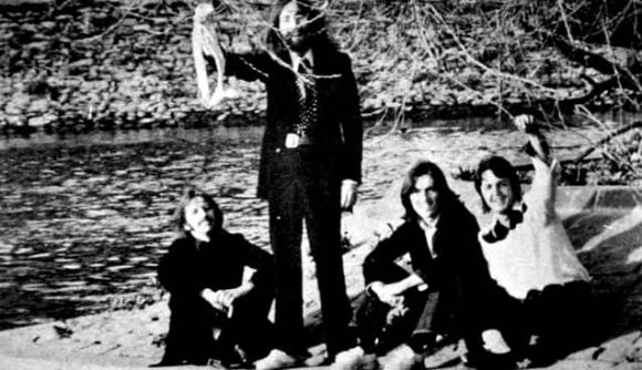 The Beatles on the Thames, London, 9 April 1969