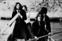 The Beatles on the Thames, London, 9 April 1969