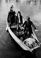 The Beatles on the Thames, London, 9 April 1969