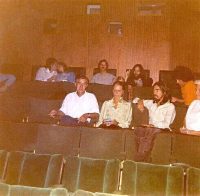 The Beatles at Let It Be screening, 20 July 1969