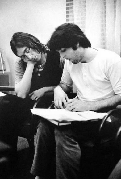 John Lennon and Paul McCartney, 1968