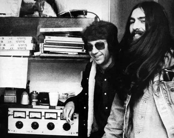 George Harrison and Phil Spector, 1970