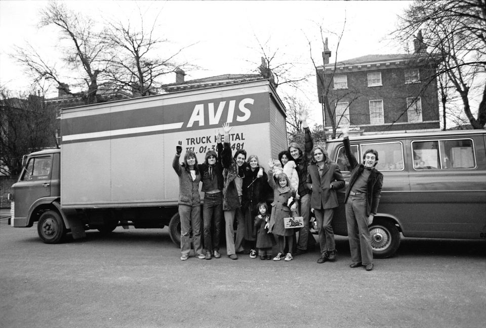 Wings in Cavendish Avenue, London, 9 February 1972