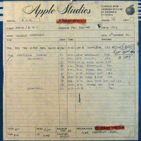 Tape box for George Harrison's The Day The World Gets ’Round, 4 October 1972