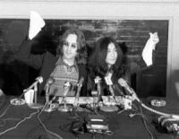 John Lennon and Yoko Ono announce their conceptual country Nutopia, 2 April 1973