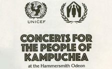 Poster for the Concerts for the People of Kampuchea featuring Wings, London, December 1979