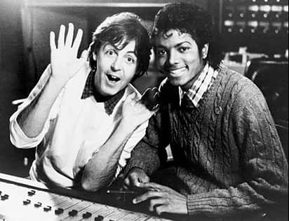 Paul McCartney and Michael Jackson, 1983