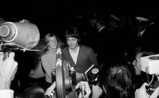 Paul and Linda McCartney attend the premiere of Midnight Cowboy, 25 September 1969