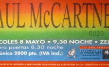 Paul McCartney ticket – Barcelona, Spain, 8 May 1991
