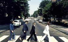 Picture one from the Abbey Road photography session (photo: Iain Macmillan)