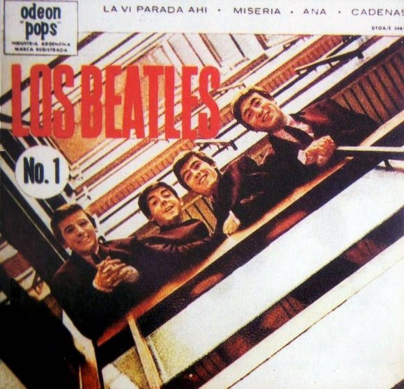 Los Beatles No 1 EP artwork - Argentina