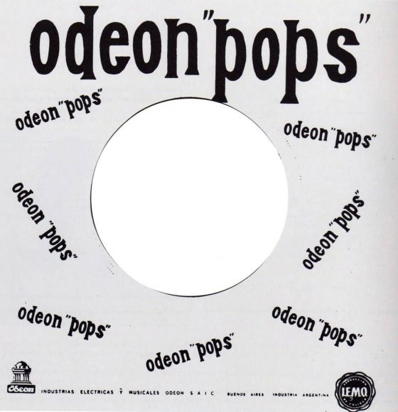 Odeon single sleeve, 1964 - Argentina, Bolivia