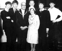 The Beatles with the Mayor and Mayoress of Abergavenny, 22 June 1963