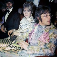 John and Cynthia Lennon and Ringo Starr at the How I Won The War premiere, 18 October 1967
