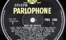 Label for The Beatles' With The Beatles vinyl LP (side 2)