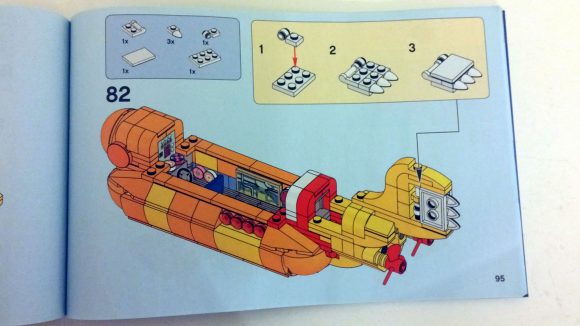 The Beatles' LEGO Yellow Submarine instructions