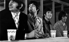 The Beatles at a press conference in Washington, DC, 15 August 1966