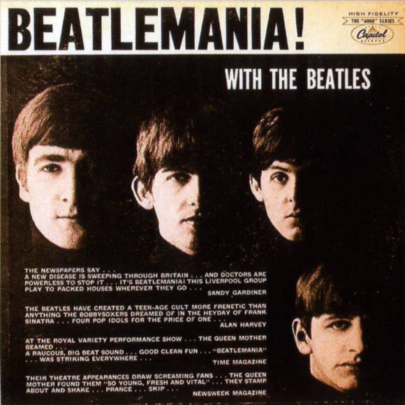 Beatlemania! With The Beatles album artwork - Canada