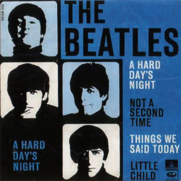 A Hard Day's Night EP artwork - Denmark