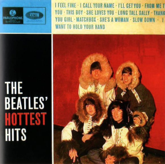 The Beatles' Hottest Hits album artwork - Denmark