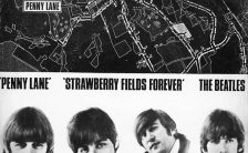 Penny Lane/Strawberry Fields Forever single artwork - Denmark