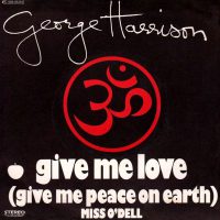 George Harrison – Give Me Love (Give Me Peace On Earth) single artwork