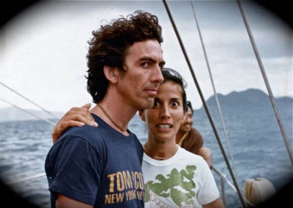 George and Olivia Harrison in the Bahamas, 1970s (© Neil Corsatea/AirC Images)