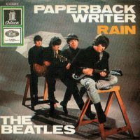 Paperback Writer single artwork - Germany