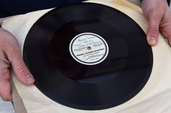 The Beatles' Hello Little Girl acetate record (HMV)