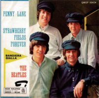 Penny Lane/Strawberry Fields Forever single artwork – Italy